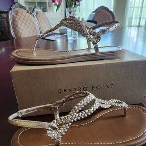 Brand new gold sandals